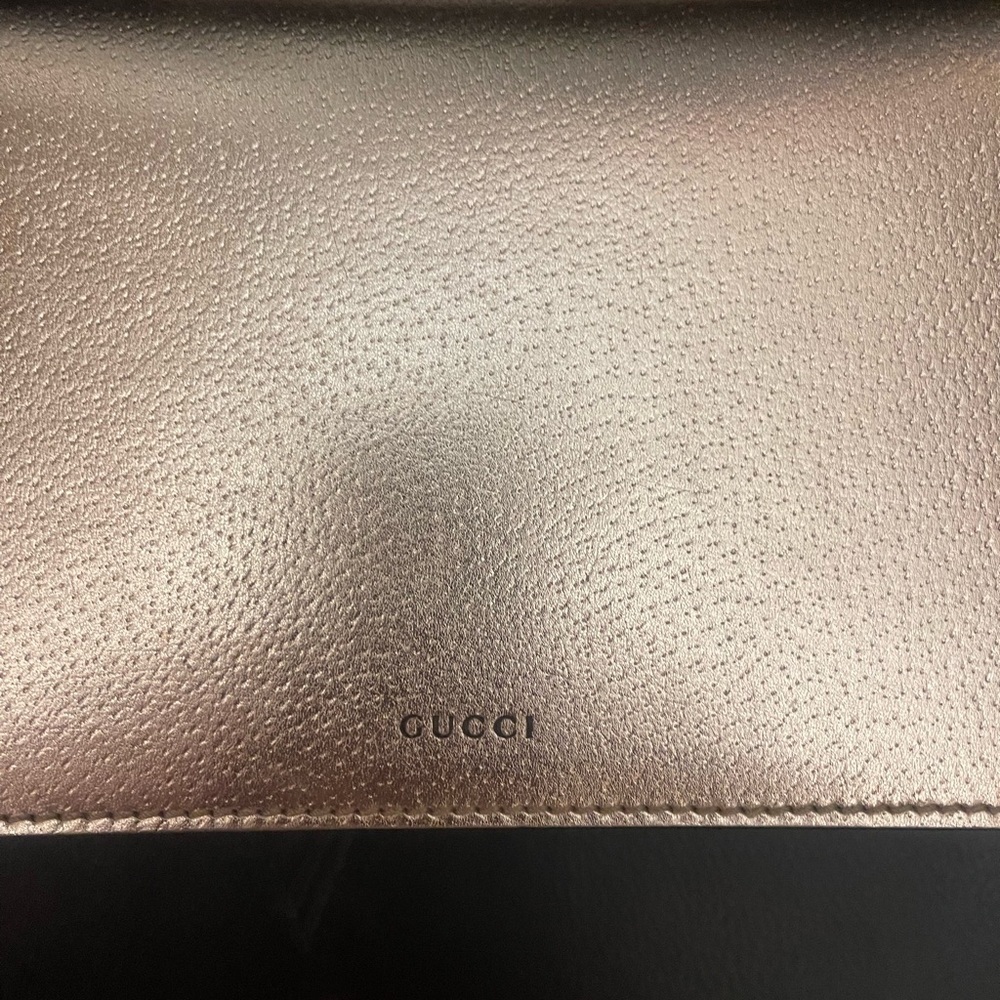 Gucci Dionysus Rose Gold Metallic Hangbag - Picture 8 of 12